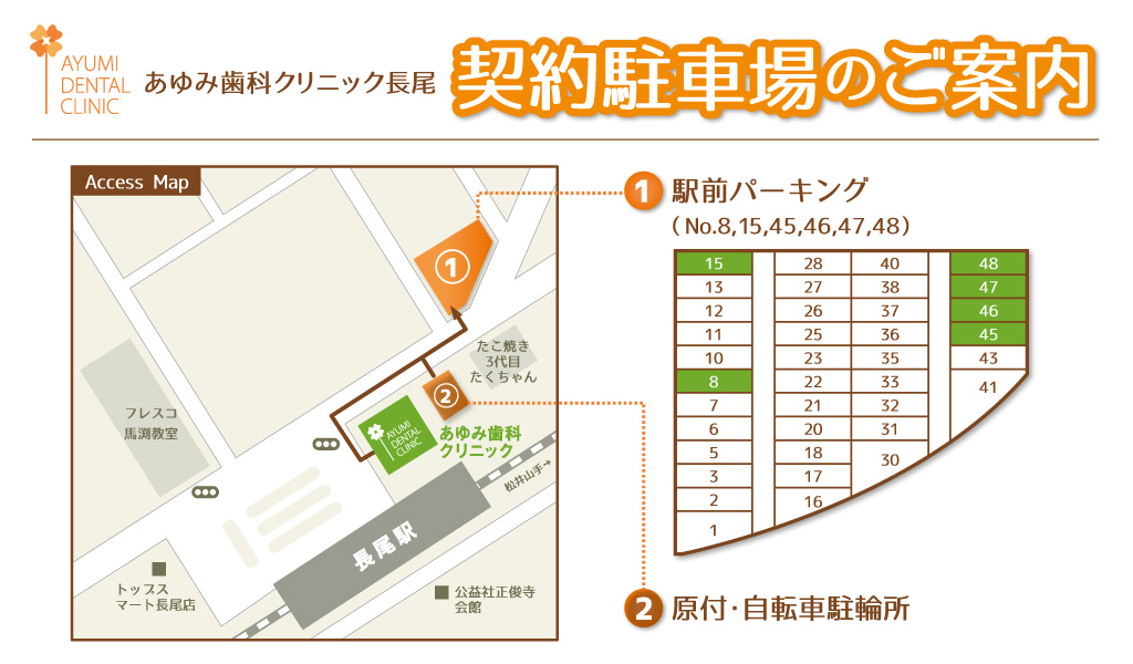あゆみ歯科クリニック・駐車場